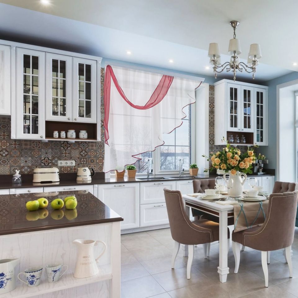 Комплект штор для кухни