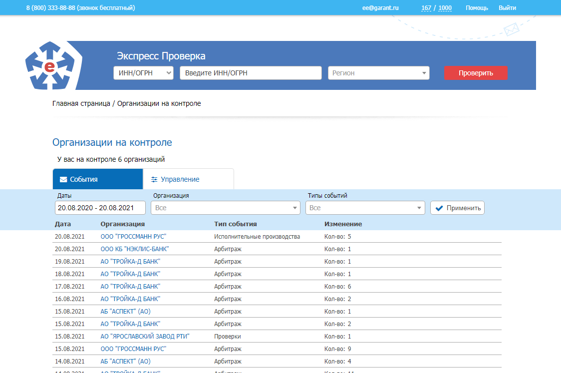 Экспресс Проверка - Бизнес на контроле