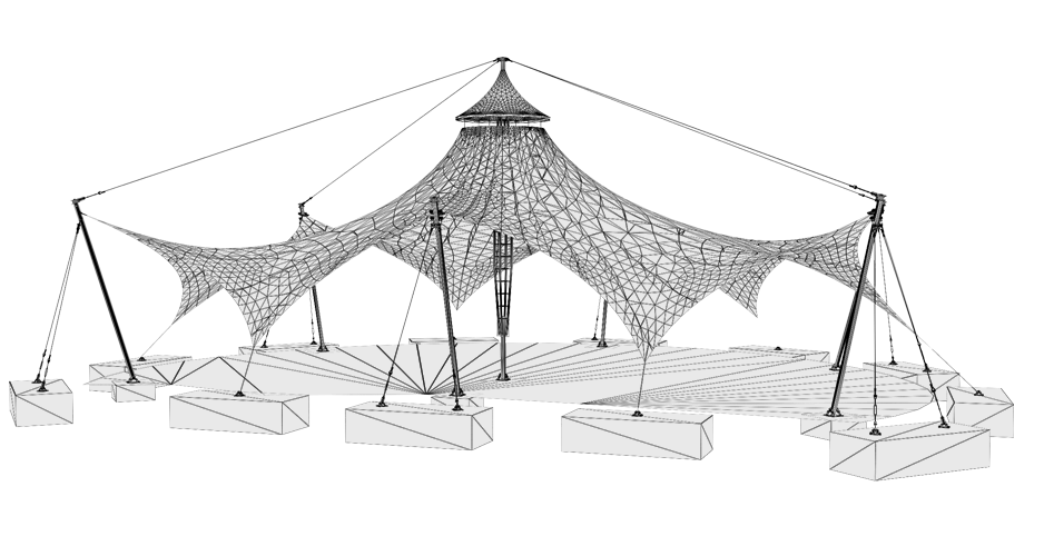 Вантовые фермы чертеж. K3-Tent. Скетчап тент модель. МАРХИ – перекрестно-стержневые пространственные конструкции.