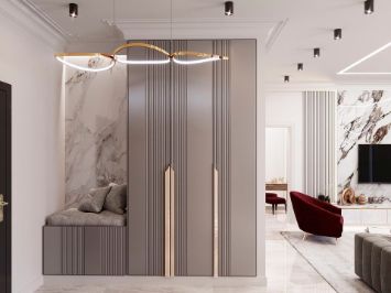 Компактная кухня с островом — барной стойкой 5