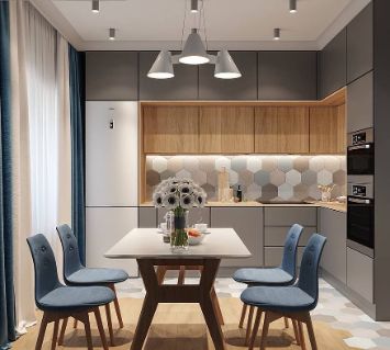 Кухня пластик углового типа 3