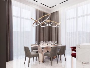 Компактная кухня с островом — барной стойкой 2