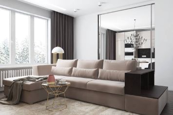 Крупногабаритная кухня-гостиная 7