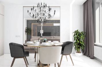 Крупногабаритная кухня-гостиная 5