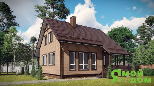 Каркасный дом 9 на 9 патриот