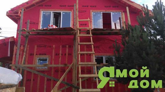 Вентилируемый фасад в каркасном доме