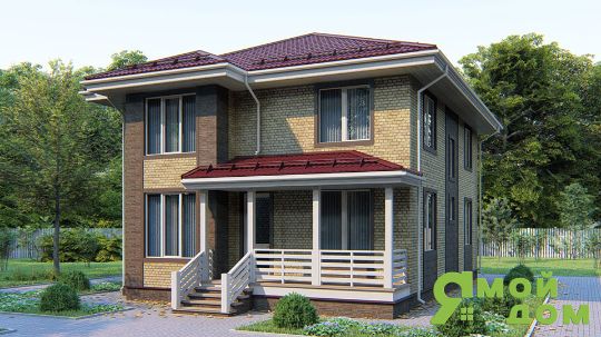 Загородный каркасный дом