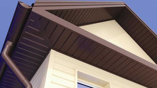 Подшивка свесов кровли