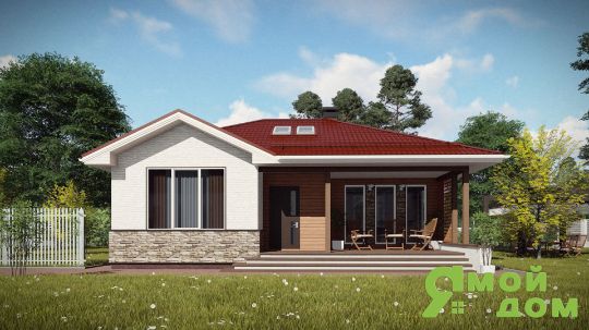 Каркасный дом 10 на 10 мустанг