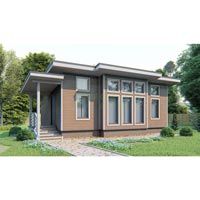 Каркасный проект дома Гладь