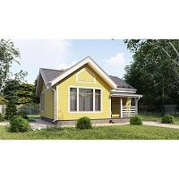 Каркасный дом под ключ недорого Лазурный-1