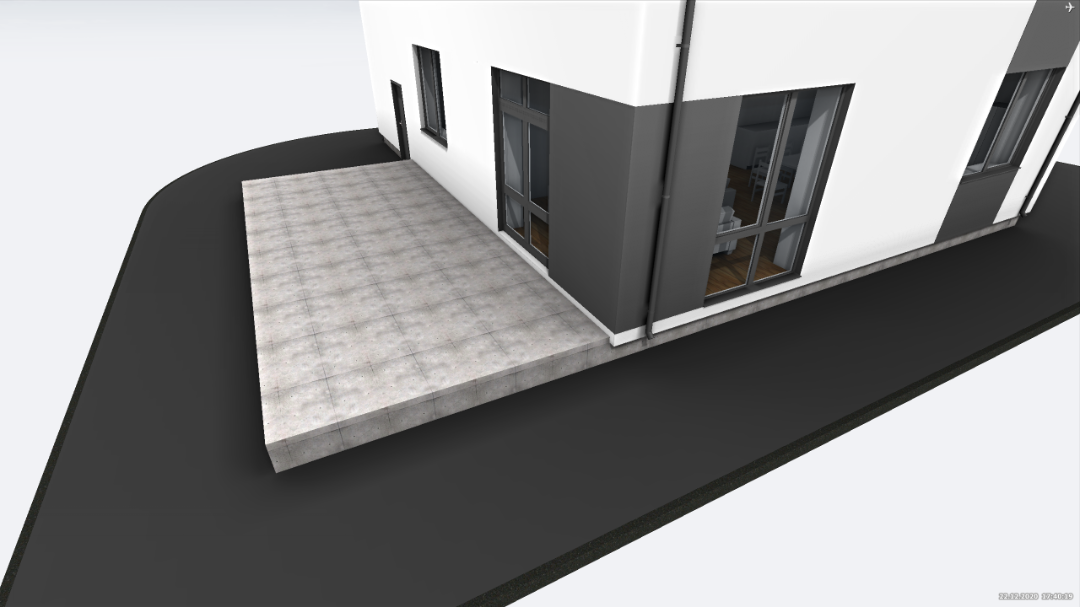 BIM модель вид дома 6 Стоун Дом