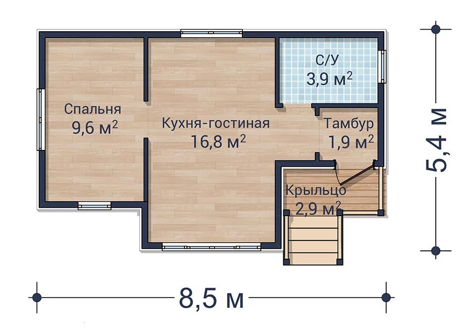 Дом стрелец план первого этажа