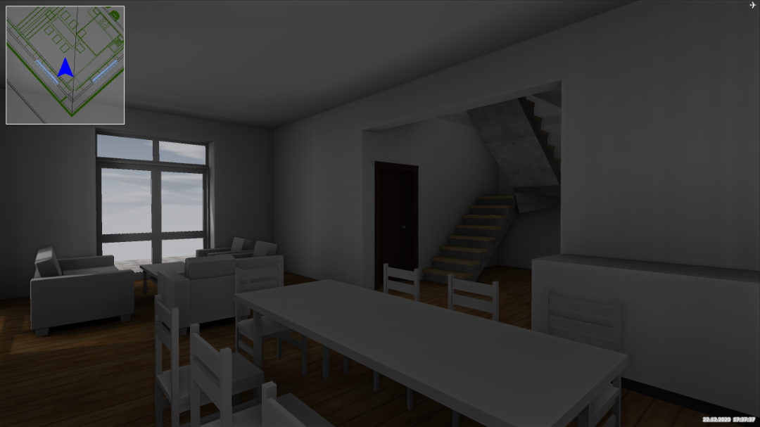 BIM модель вид дома 2 Стоун Дом