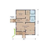 Проект дома Терем 1