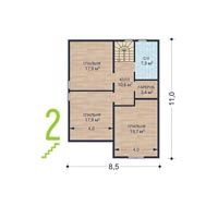 Проект дома Терем 2