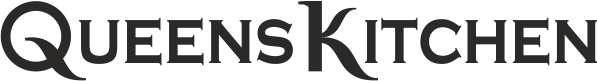 Логотип кухонь класса люкс, производимых на заказ Queens Kitchen