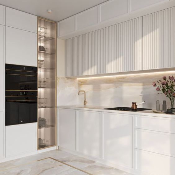 функциональная подсветка рабочей зоны кухни