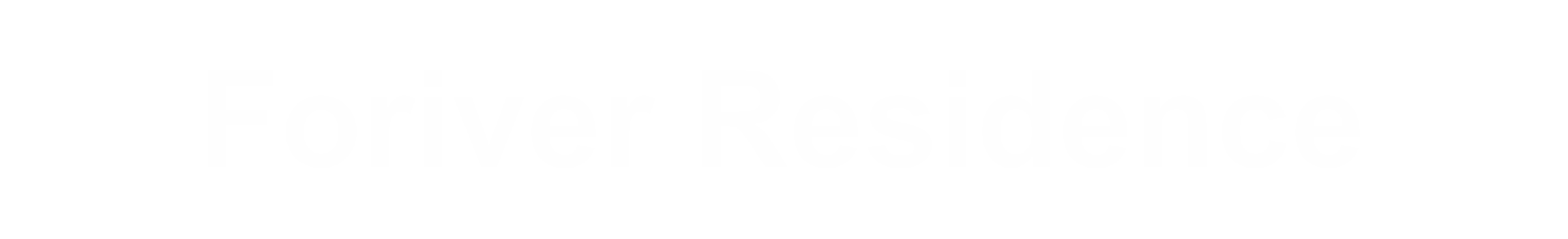 Логотип жилого комплекса Foriver Residence - партнера производителя элитных кухонь Queens Kitchen