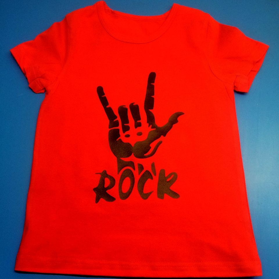 Печать Рок коза на футболку