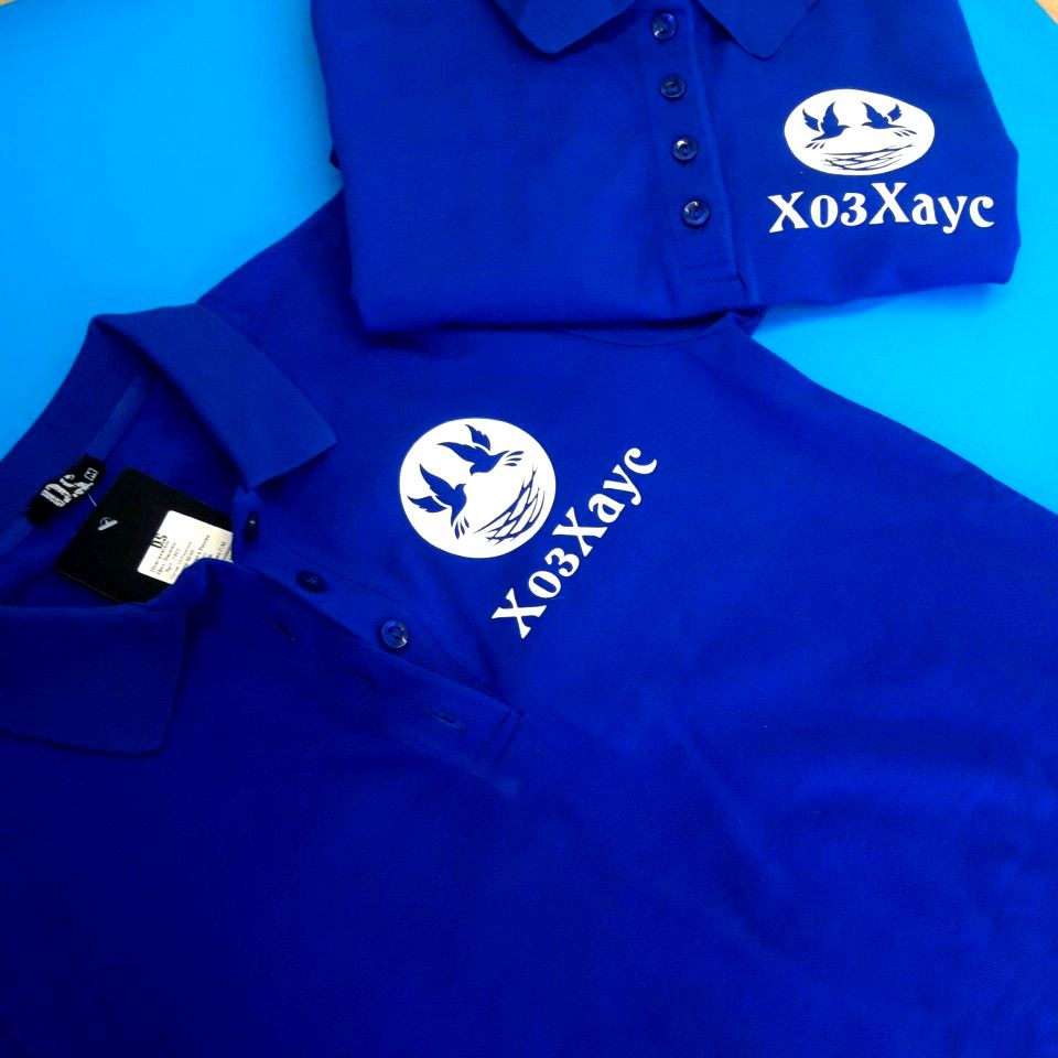 рубашка поло с логотипом