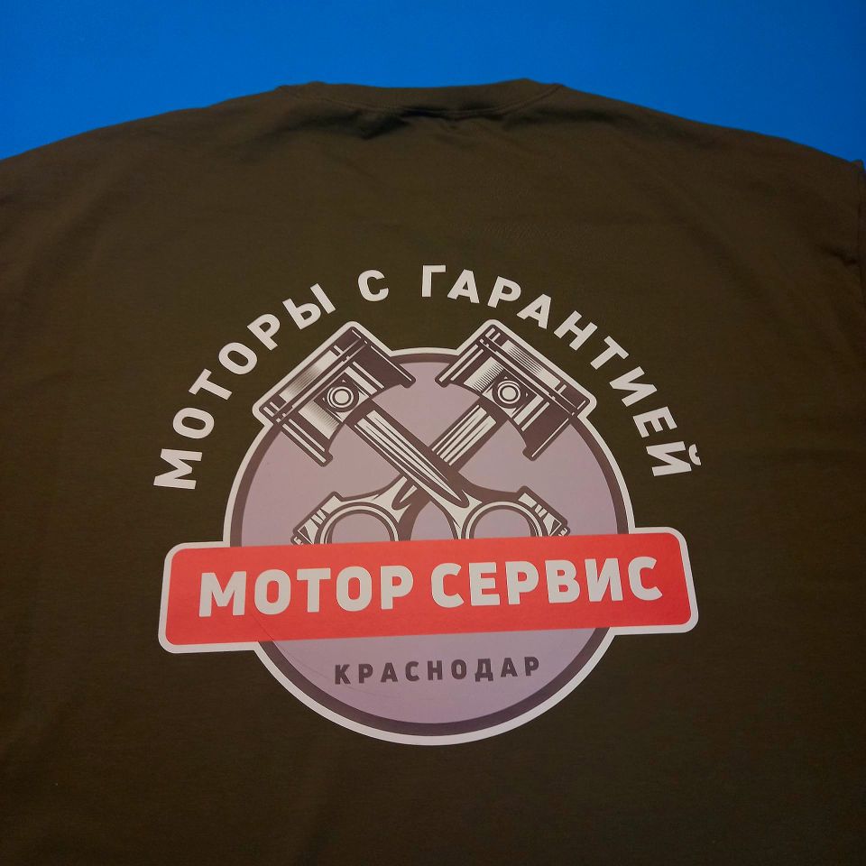 ДТФ печать на футболках