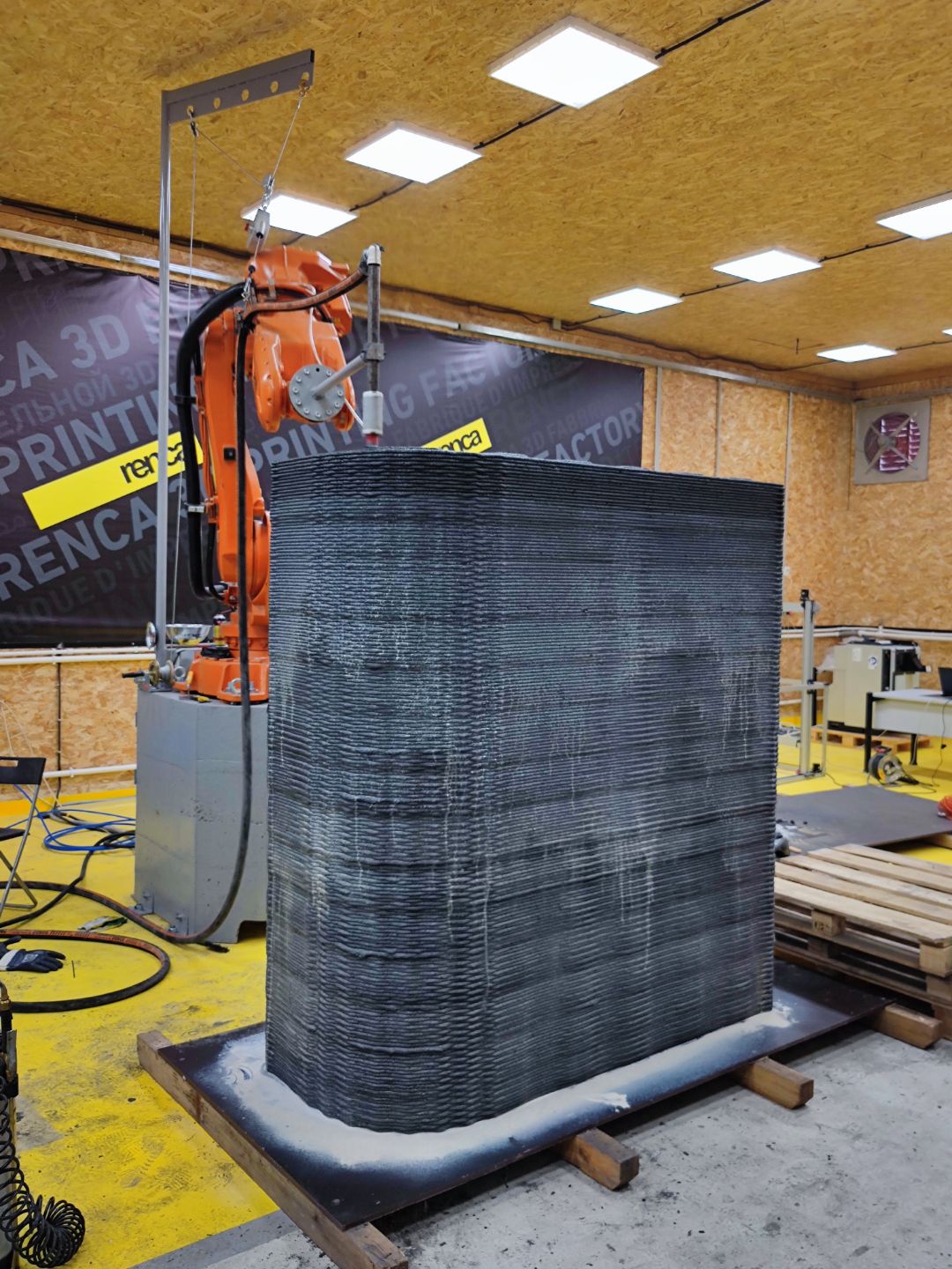 3D печатный дом из геополимера