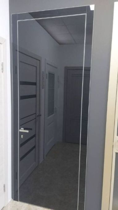 Алюминиевая распашная дверь модель Technoform.