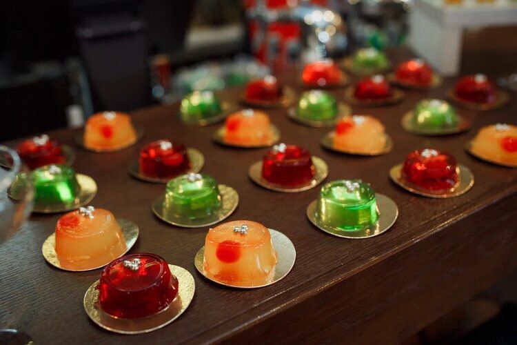 желированные коктейли