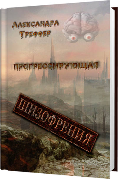 Обложка книги 2 Прогрессирующая шизофрения электронной трилогии Шизофрения писателя Александры Треффер