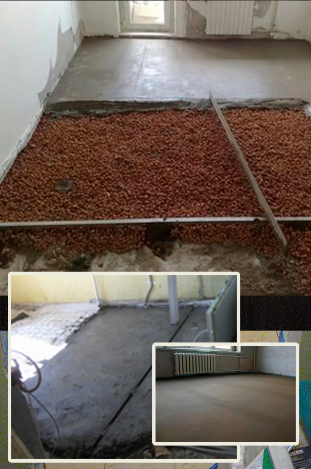 Pisos Preparación carpeta y contrapiso