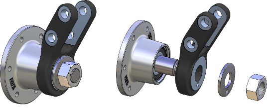 Новая ступица на БДМ