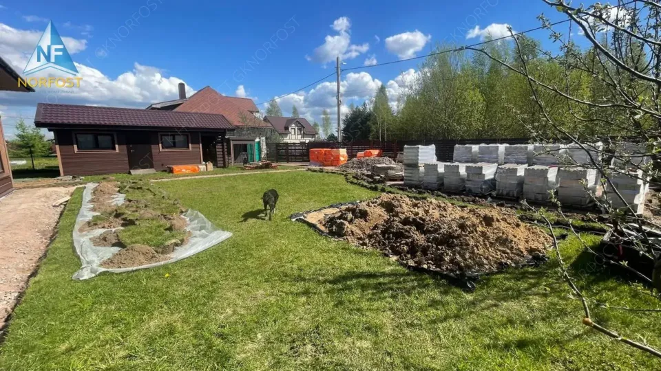 Благоустройство земельного участка в КП Дружное