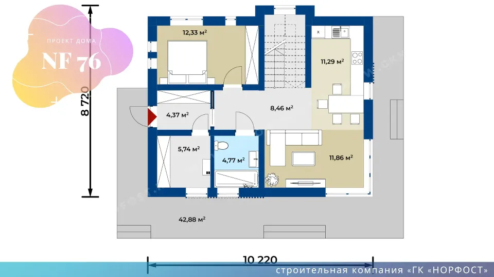 NF 76 - планировка дома