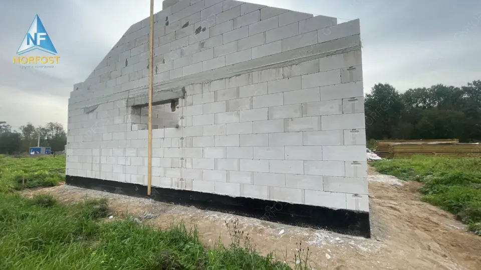 Строительство дома из газобетонных блоков в СПб NF 01