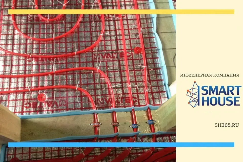 Устройство инженерных сетей в каркасном частном доме на две семьи в Санкт-Петербурге