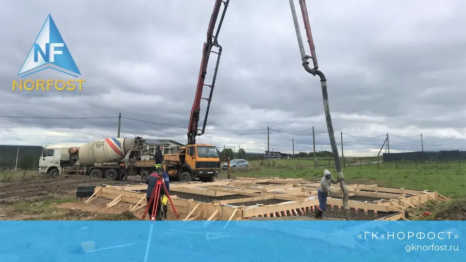 Строительство дома с разноуровневой крышей из газобетона