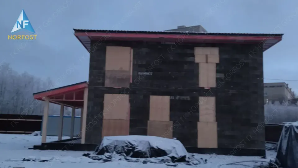 Строительство двухэтажного дома в Мурманске