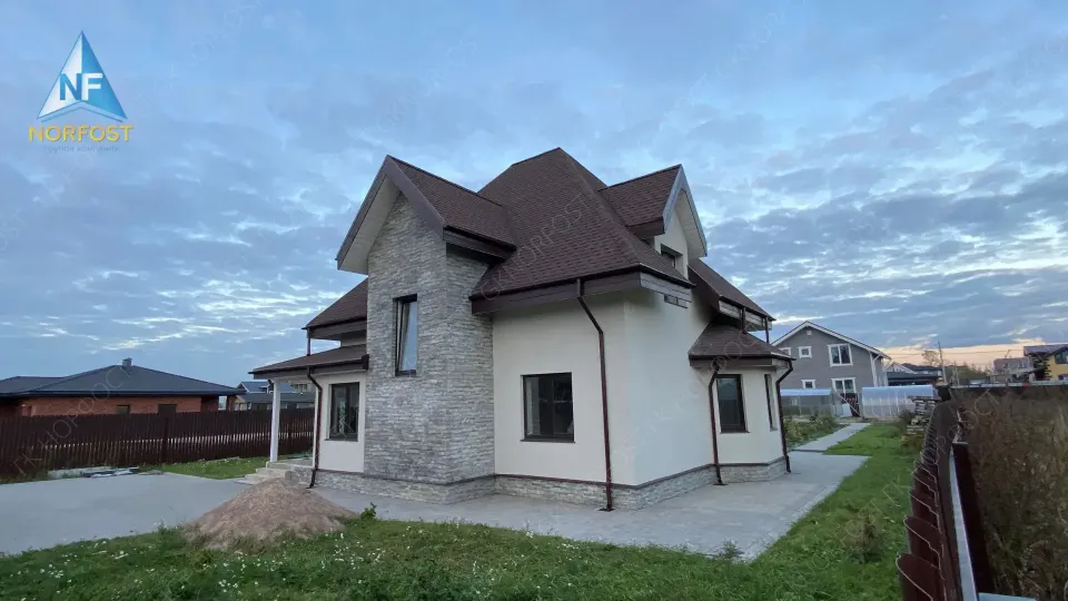 Дом из газобетона 8 на 12