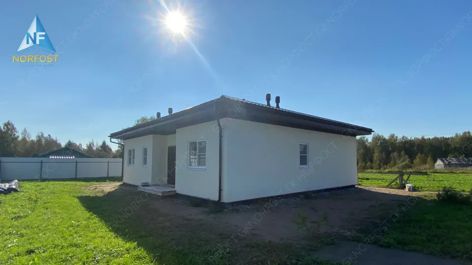 Строительство одноэтажного дома по проекту NF 94