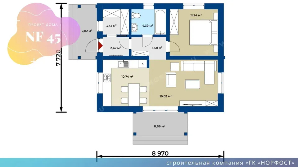 NF 45 - планировка дома