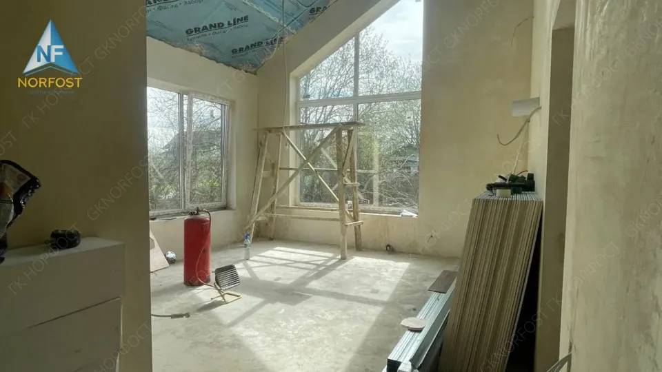 Строительство одноэтажного дома Barnhouse