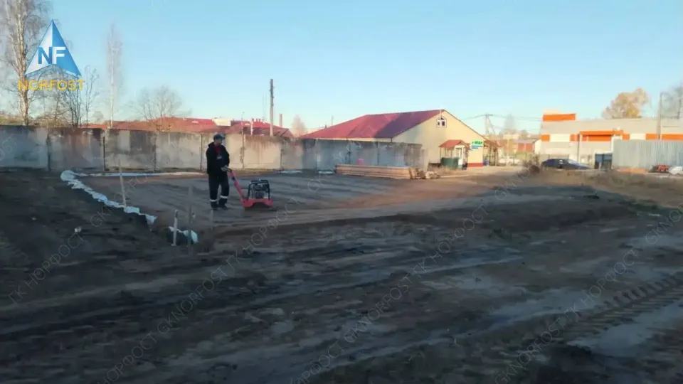 Процесс строительства двухэтажного дома