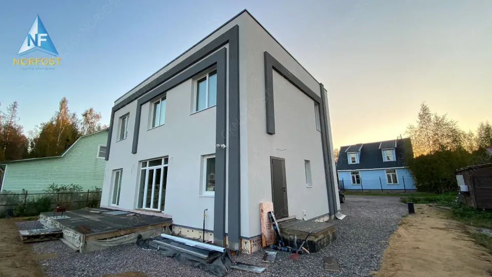 Строительство дома с плоской крышей из газобетона