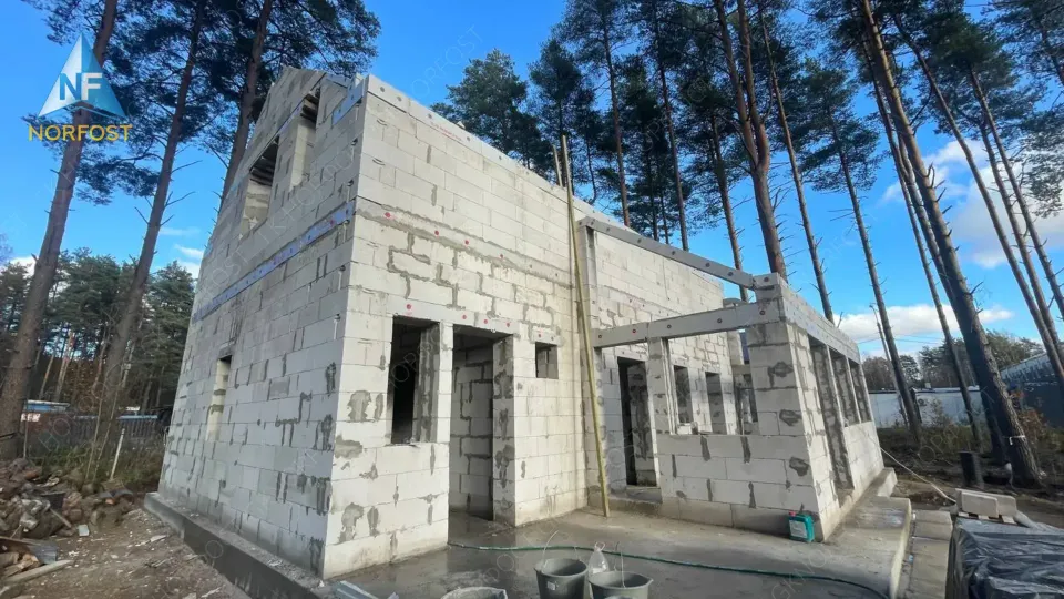 Строительство дома из газобетонных блоков в СПб