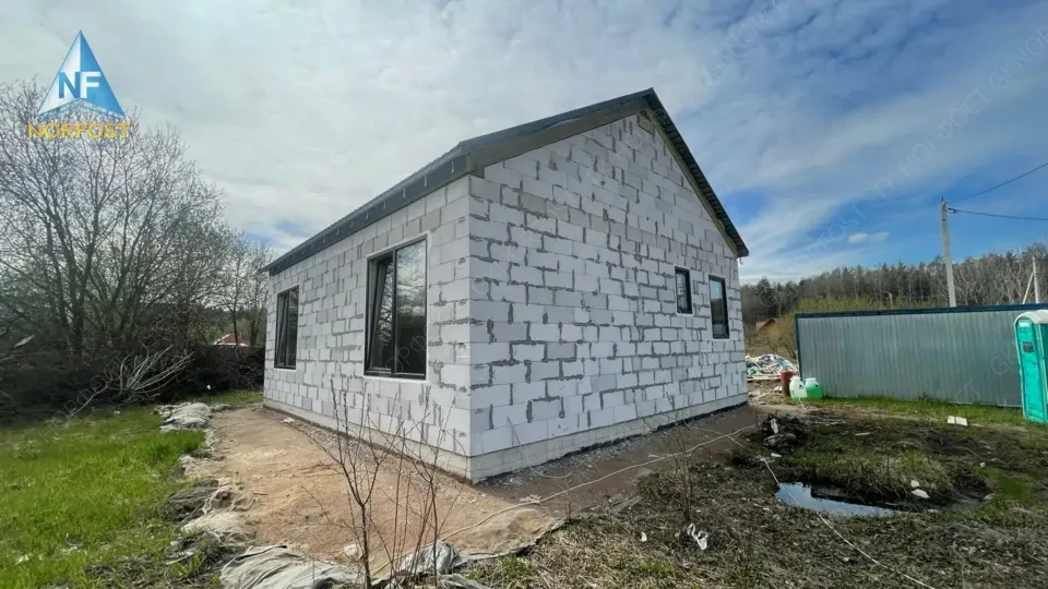 Строительство одноэтажного дома Barnhouse