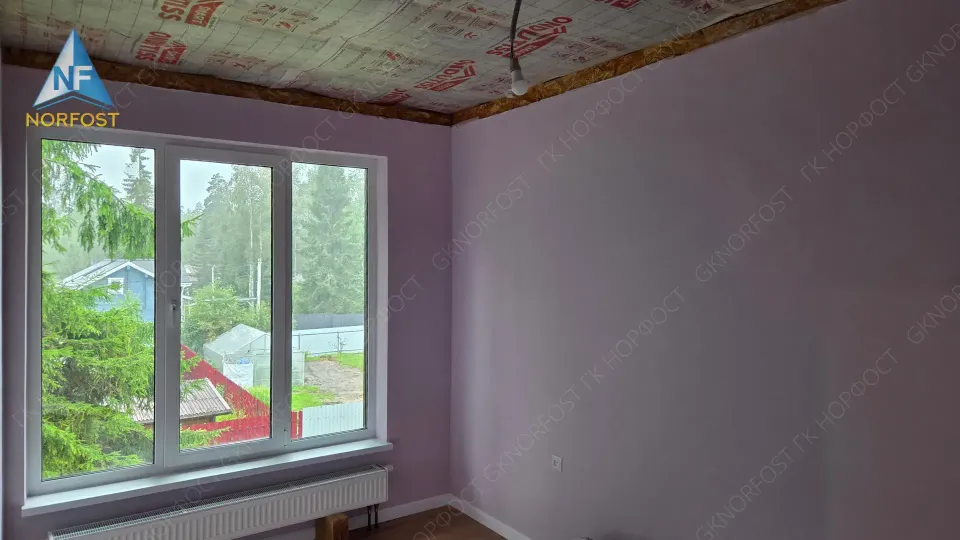Строительство каркасного дома в КП Стеклянный ручей