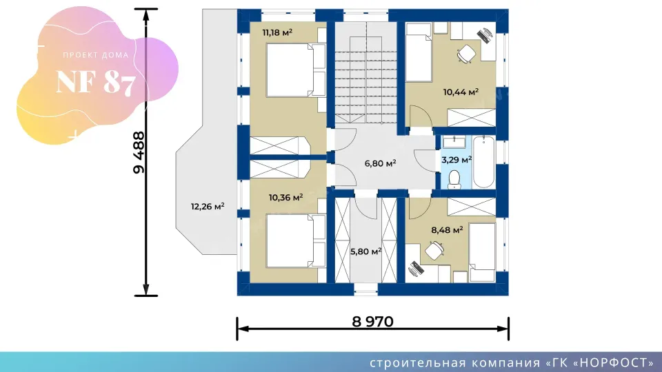 NF 87 - планировка дома