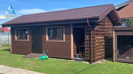 Строительство хозблока | «ГК «НорФост»