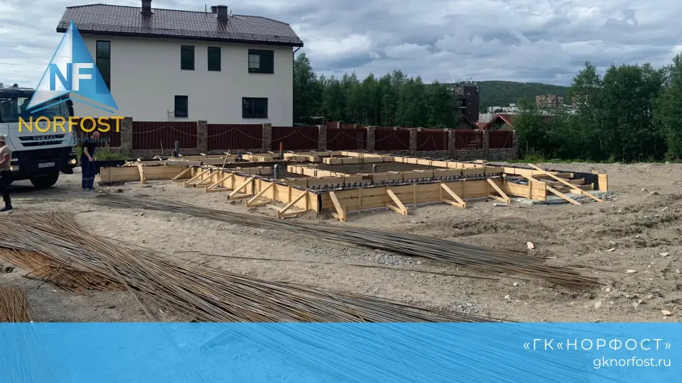 Строительство двухэтажного дома в Мурманске
